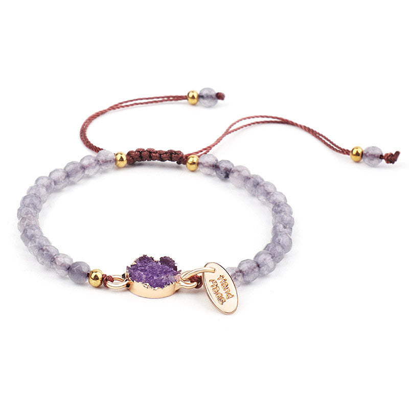 Bransoletka z naturalnego kryształu Buddha Stones Lucky Healing