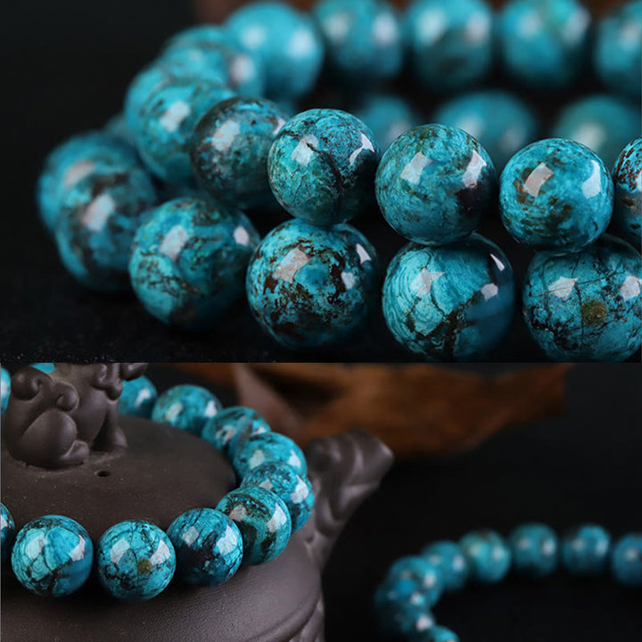 Bransoletka z Buddha Stones Naturalny kamień Feniks Siła Odwaga