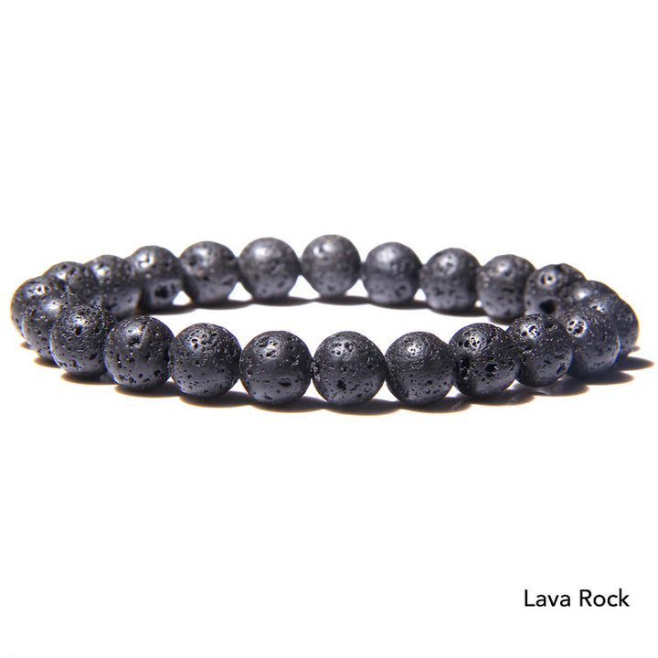 Bransoletka z koralików Natural Agat Stone Crystal Balance