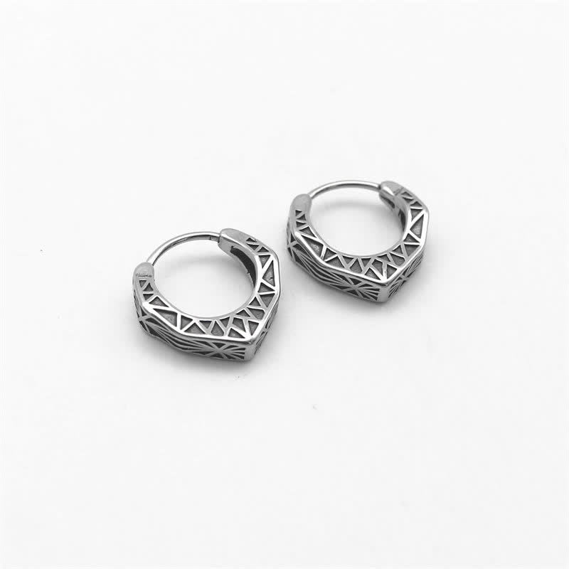 Kolczyki Viking Hoop Titanium Steel Balance - image 8