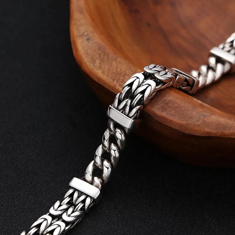 Bransoletka z Buddha Stones w stylu retro, wzór łańcuszka, uzdrawiająca szczęście