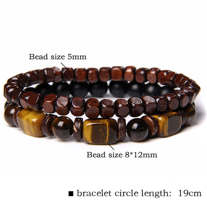 Buddha Stones Tiger Eye Frosted Stone Hematyt Courage
