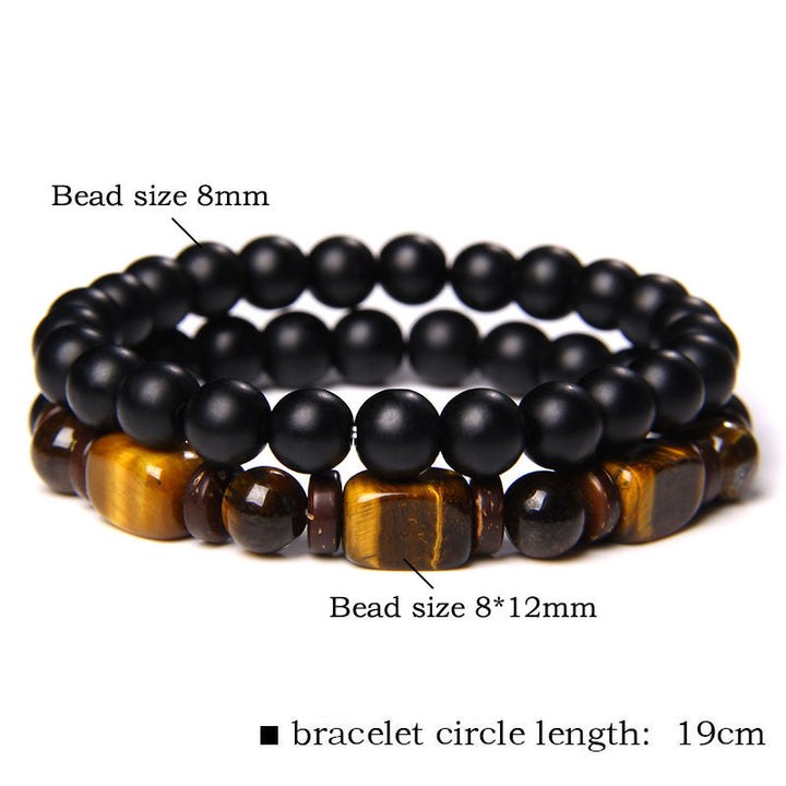 Buddha Stones Tiger Eye Frosted Stone Hematyt Courage