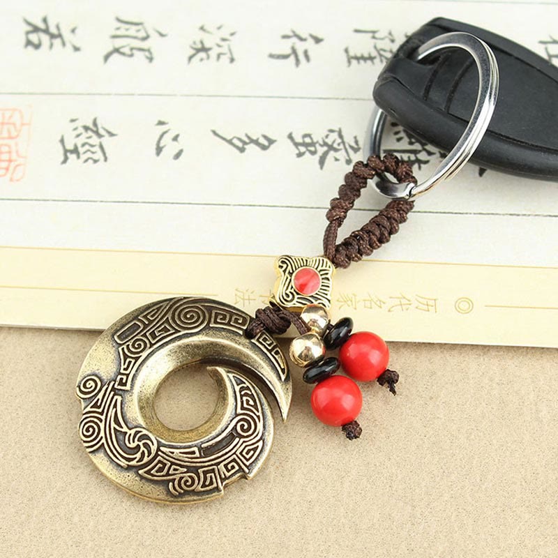 Brelok do kluczy Good Luck Fortune Copper Wealth