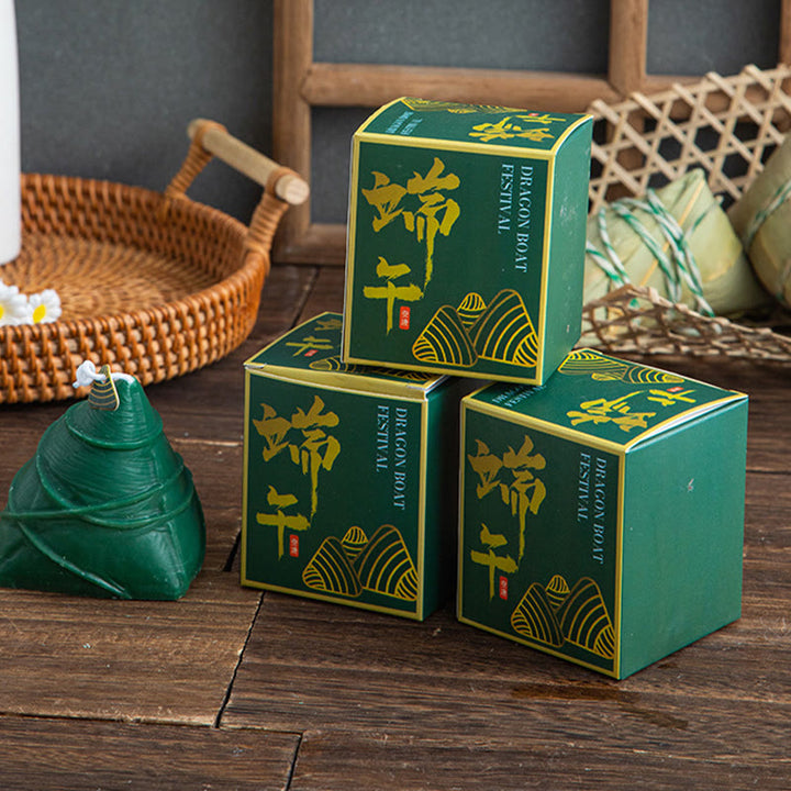 Buddha Stones , Festiwal Smoczych Łodzi, Wzór Zongzi, Świeca Zapachowa, Prezent Dla Rodziny, Przyjaciół