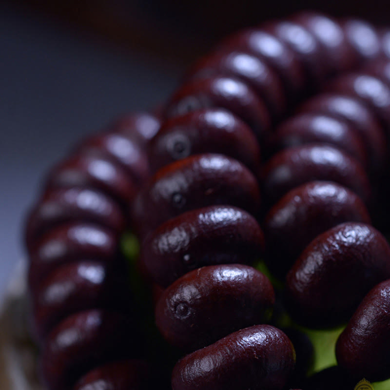 Buddha Stones Naturalne Tybet 108 Mala Koraliki Fioletowe Bodhi Nasiona Bogactwa Bransoletka