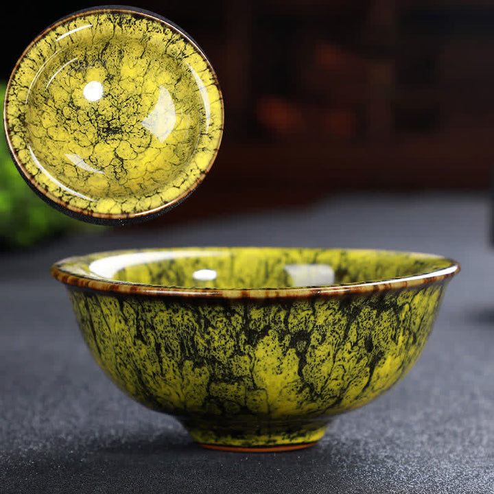 Buddha Stones Kolorowe Ceramiczne Filiżanki Do Herbaty Domowe Biuro Filiżanki Do Herbaty - Ciemny Khaki - image 62