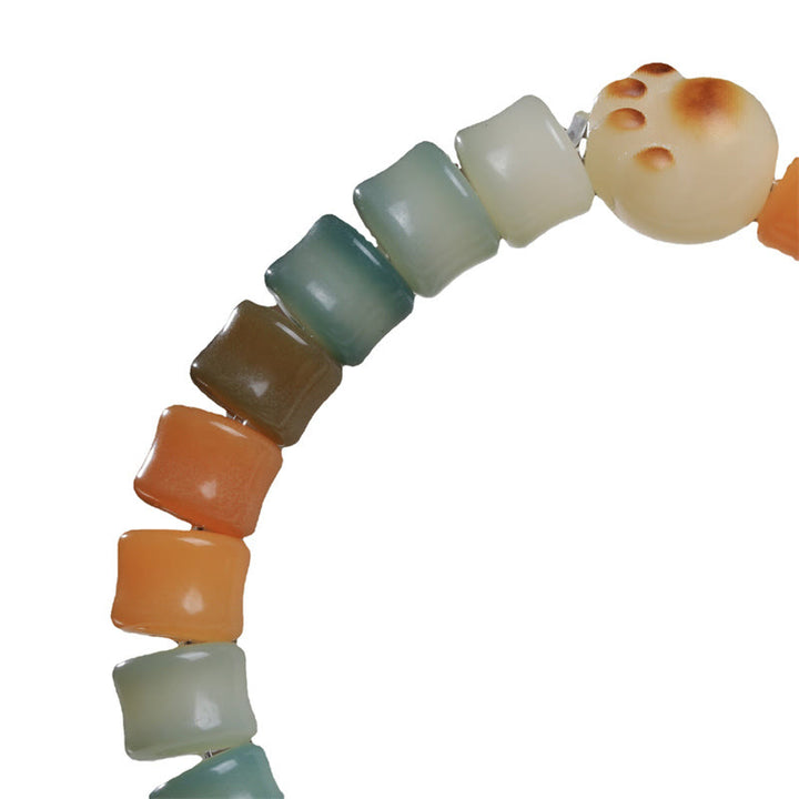 Kolorowe Buddha Stones Bodhi Seed Cat Paw Wisdom Bracelet - image 6