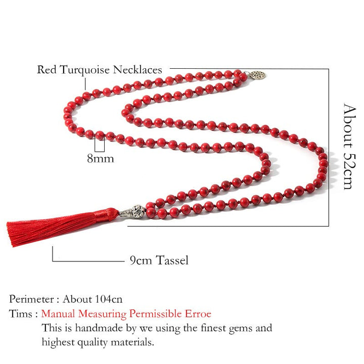 108 Mala Beads Naszyjnik Modlitwa Joga Medytacja
