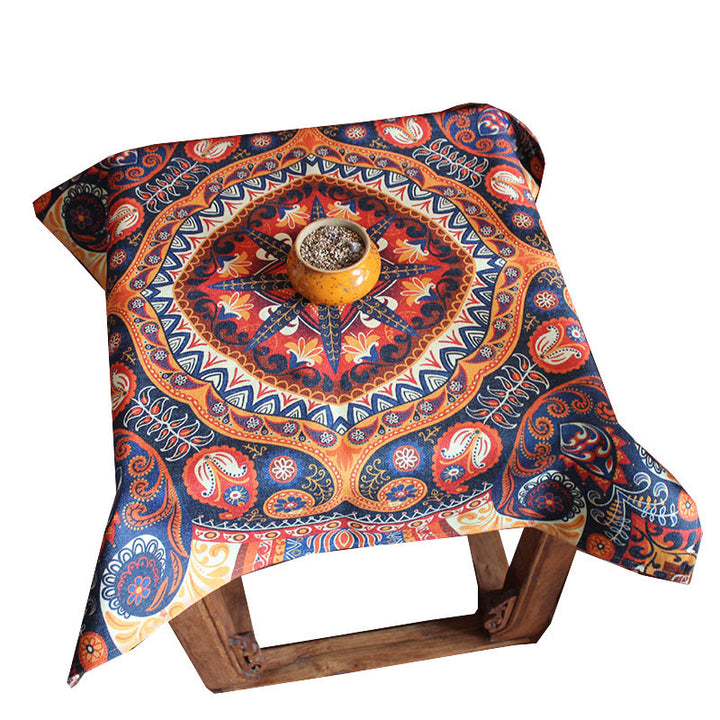 Boho Mandala Obrus Dekoracja Stołu Domowego