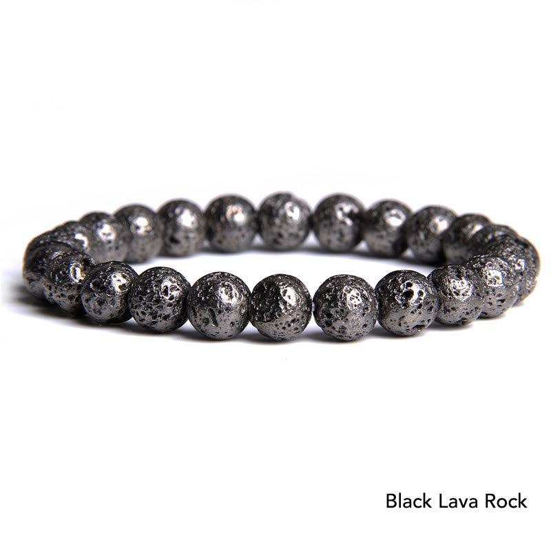 Bransoletka z koralików Natural Agat Stone Crystal Balance