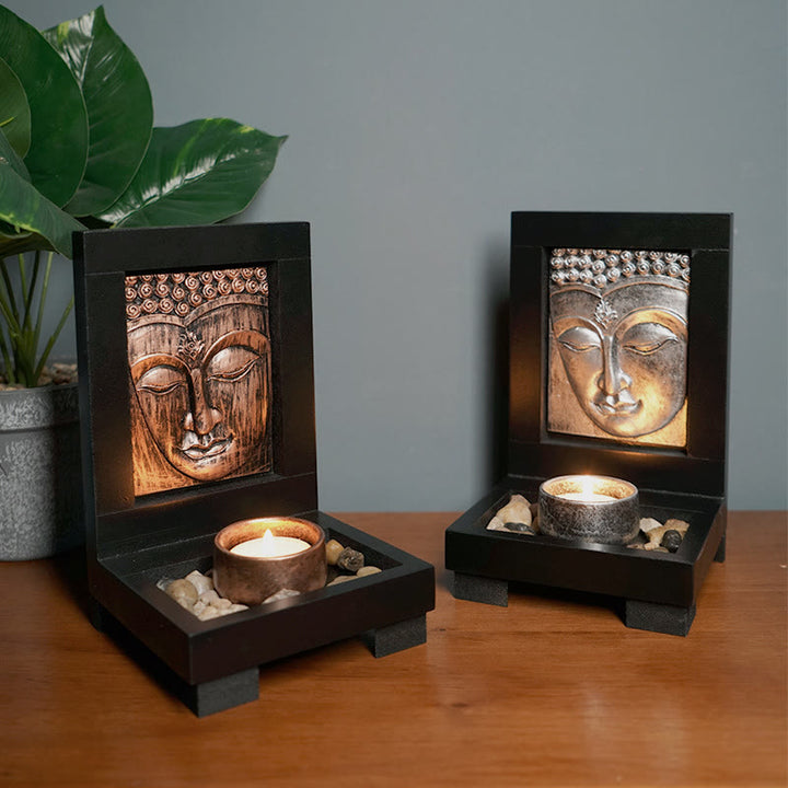 Buddha Stones Budda Współczucie Spokój Dom Modlitwa Ołtarz Zen Dekoracja - image 0