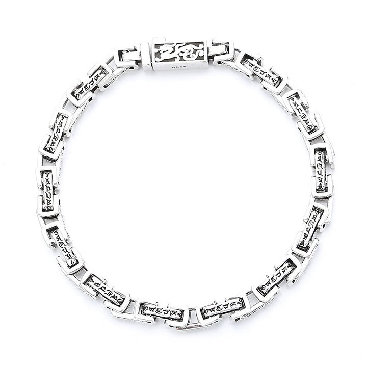 Buddha Stones Smok Om Mani Padme Hum Grawerowana Miedziana Bransoletka Szczęścia Sukcesu - image 4