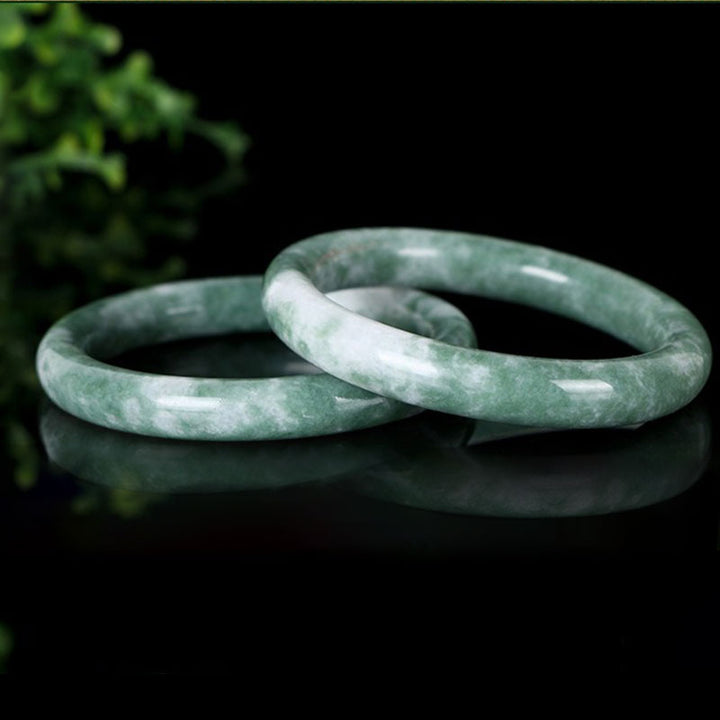 Bransoletka z naturalnego jadeitu , Buddha Stones , szczęścia i obfitości