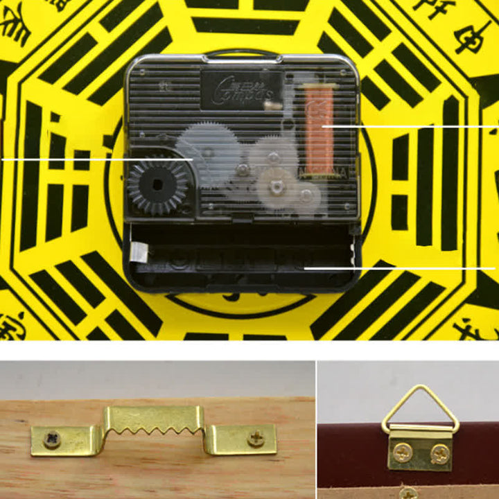 Feng Shui Bagua Mapa Równowagi Energii Mapa Ścienna Zegar - image 24