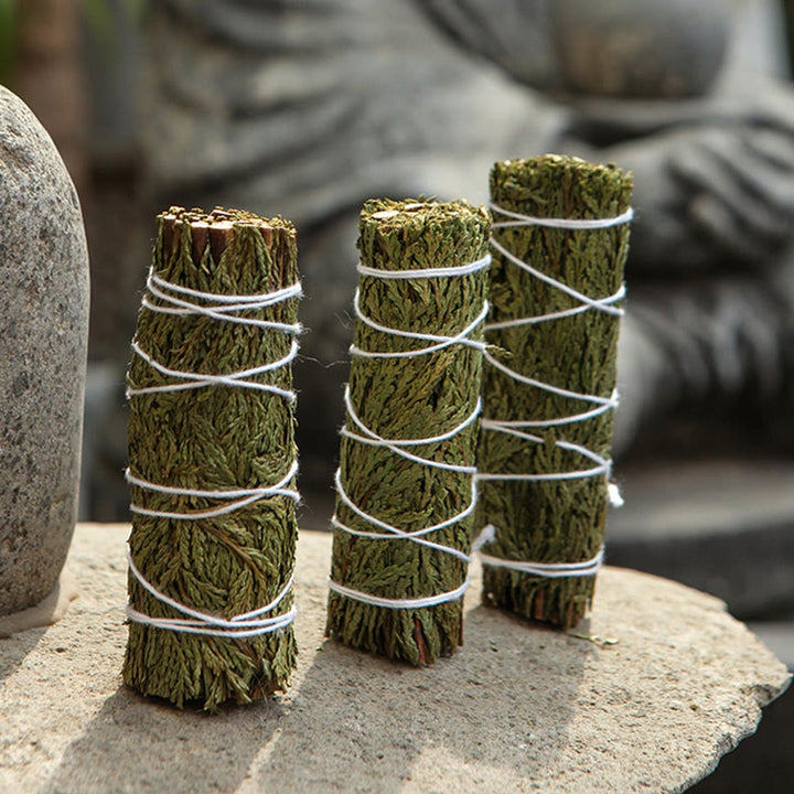 Buddha Stones, pałeczki cedrowe, kadzidło oczyszczające do domu, medytacja i rytuały, pałeczki cedrowe, kadzidełka