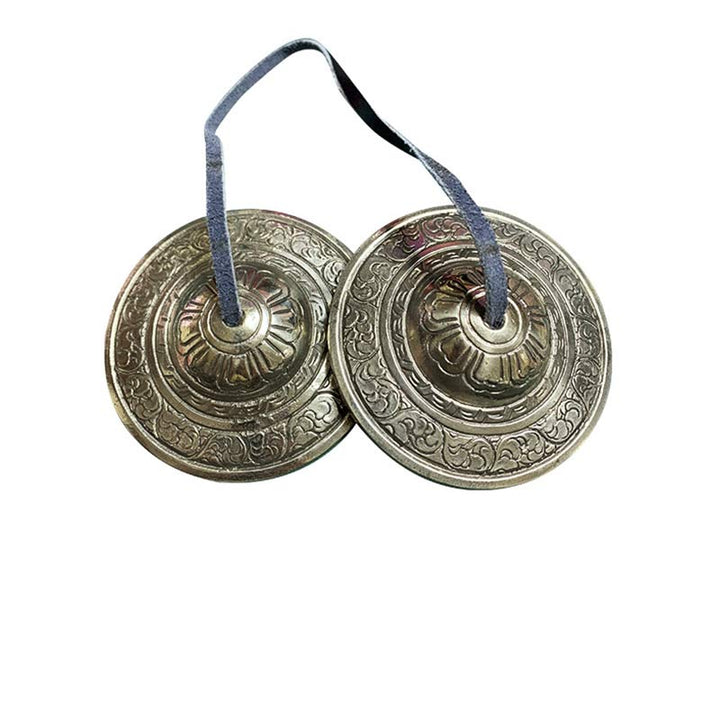 Buddha Stones Tybetański Dzwon Tingsha Pomyślna Chmura Sześć Prawdziwych Słów Miedziana Dekoracja Bogactwa