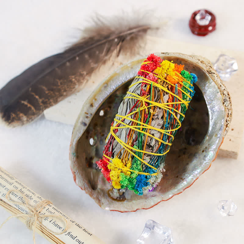 Buddha Stones Kolorowe Stokrotki Czerwone Róże Kwiaty Smudge Stick Do Domowego Oczyszczania Kadzidła Uzdrawiająca Medytacja Smudge Sticks Rytuały Zestaw
