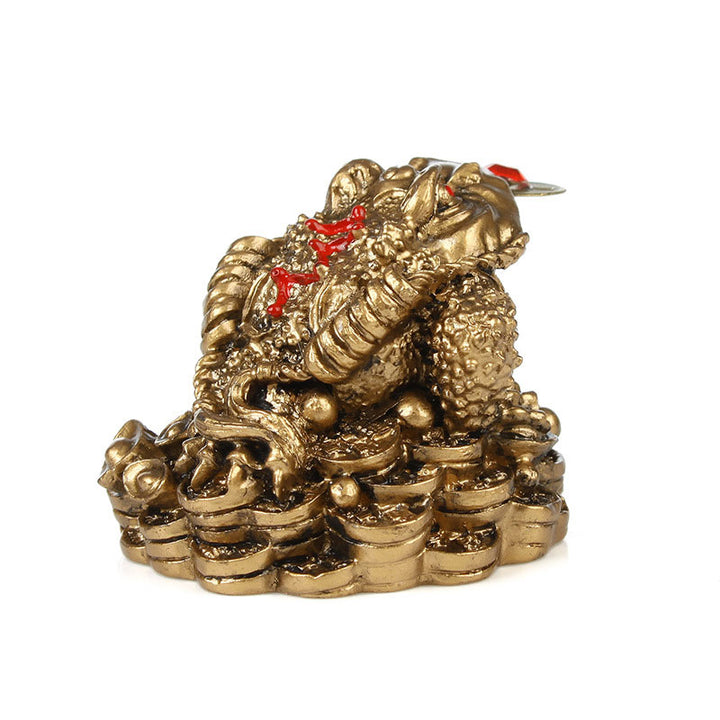 Buddha Stones FengShui Bogactwo Szczęśliwa Żaba Dekoracja