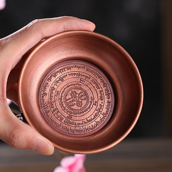 Buddha Stones Mały miedziany ołtarz modlitewny Przenośny uchwyt do palenia Kadzidło Szałwia Rytuały oczyszczania Użyj przedmiotów
