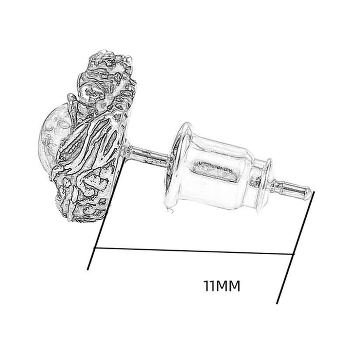 Buddha Stones 925 Srebro Sterling Naturalny Bursztyn Smok Sukces Ochrona - image 11