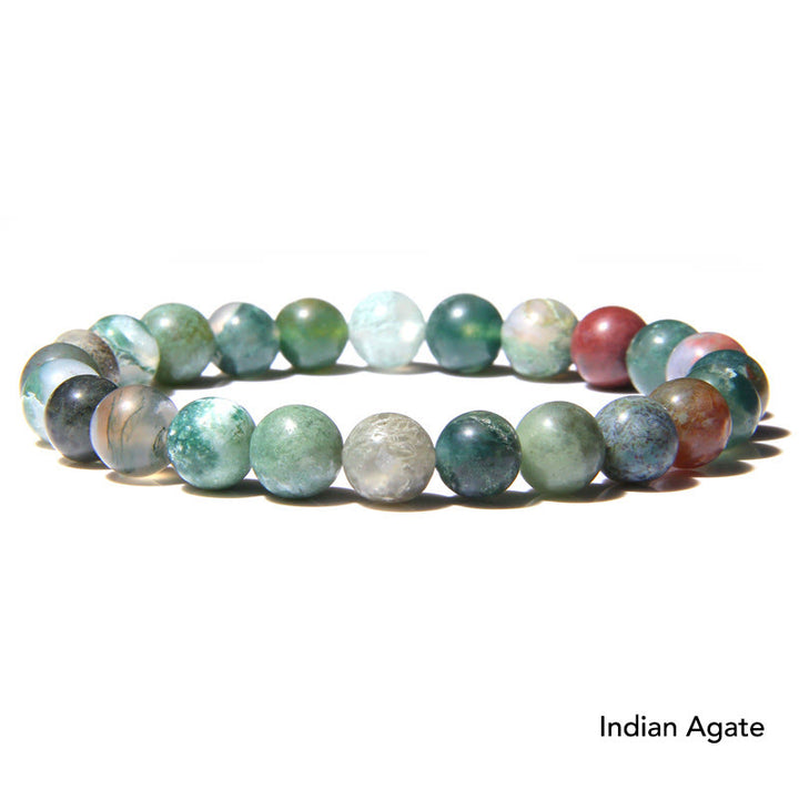 Bransoletka z koralików Natural Agat Stone Crystal Balance