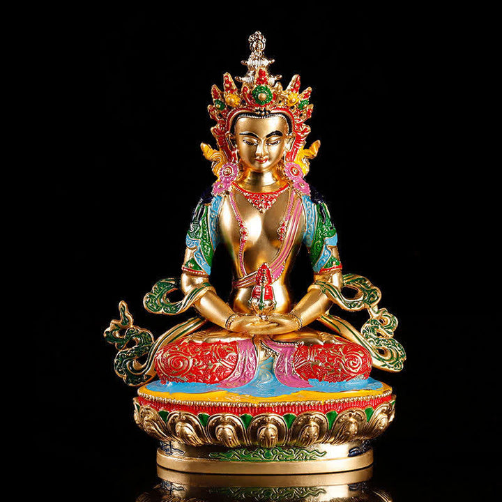 Buddha Stones Figurka Buddy Długowieczności Posąg Spokoju Dekoracja Domu