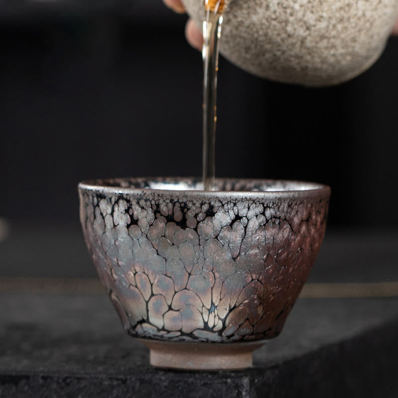 Buddha Stones ręcznie robione kwiaty wiśni Sakura Design chiński Jianzhan Ceramiczny kubek do herbaty Kung Fu