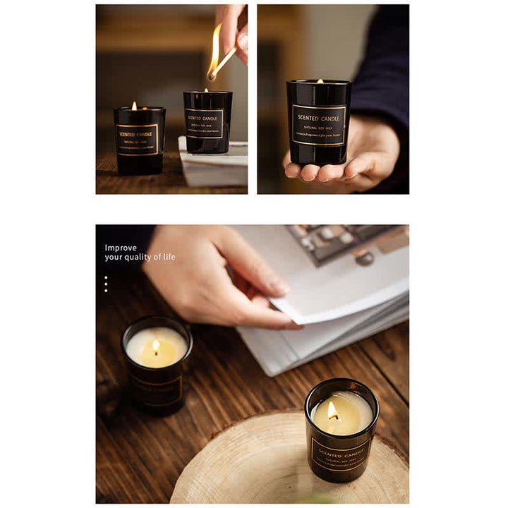 Blue Bell Pear Freesia Zapach Medytacja Modlitwa Zapachowa Aromaterapia Świeca Sojowa - image 15