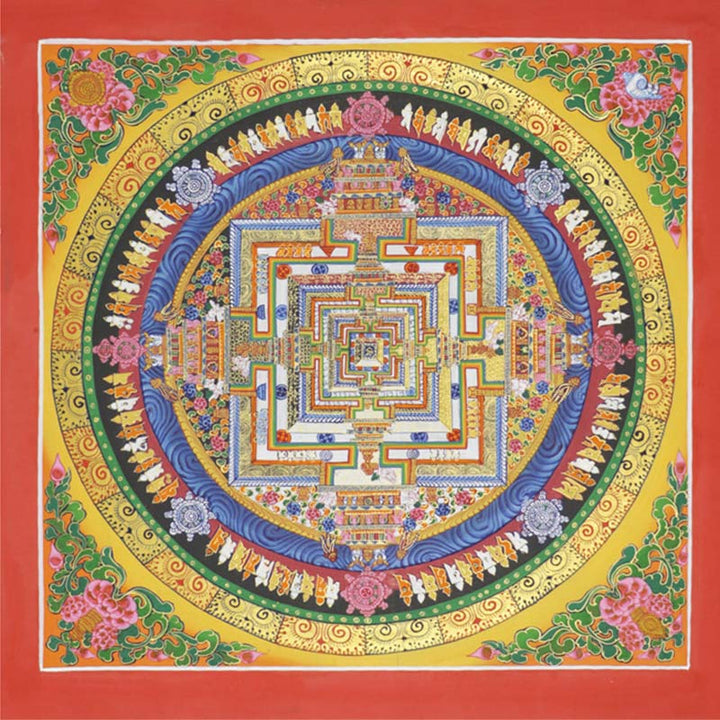 Buddha Stones Tybetańskie Thangka Malowanie Błogosławieństwo Ręcznie Robiona Dekoracja - image 7