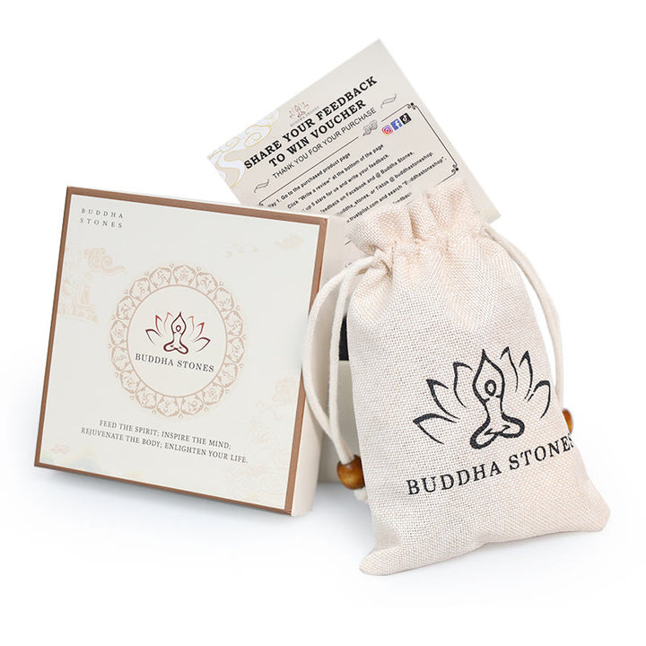Buddha Stones Biały Jadeit Bodhi Lotus Mala Harmony Naszyjnik Bransoletka - image 9