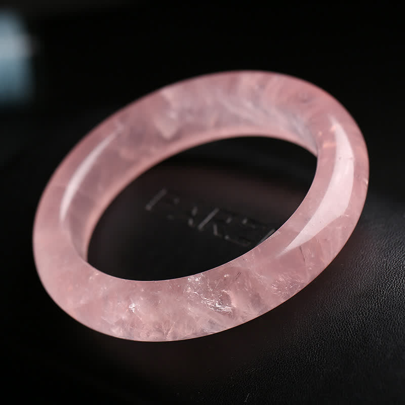 Bransoletka Buddha Stones Natural Rose Quartz Love Caring - 62 mm - image 1