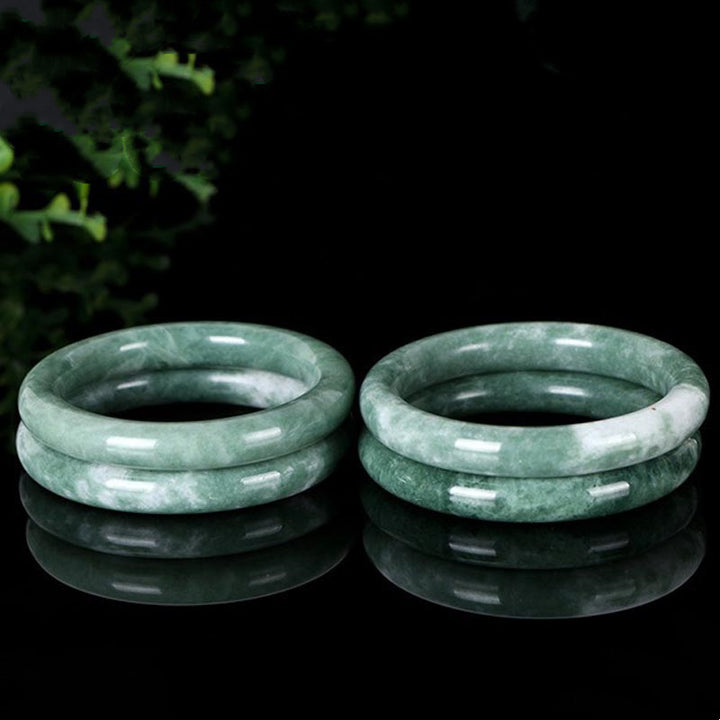 Bransoletka z naturalnego jadeitu , Buddha Stones , szczęścia i obfitości
