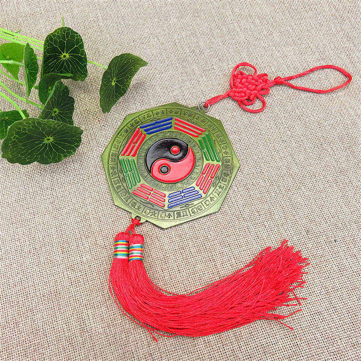 Feng Shui Bagua Mapa Chińskie Węzły Harmonii Energii Lustro
