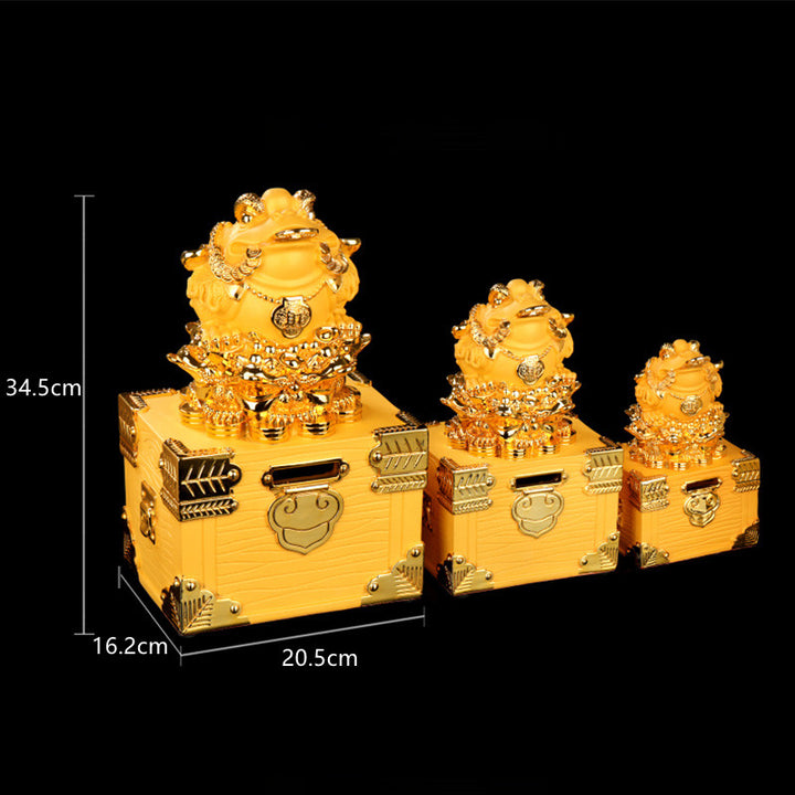 Buddha Stones Feng Shui Pieniądze Żaba Statua Szczęście Bogactwo Dekoracja