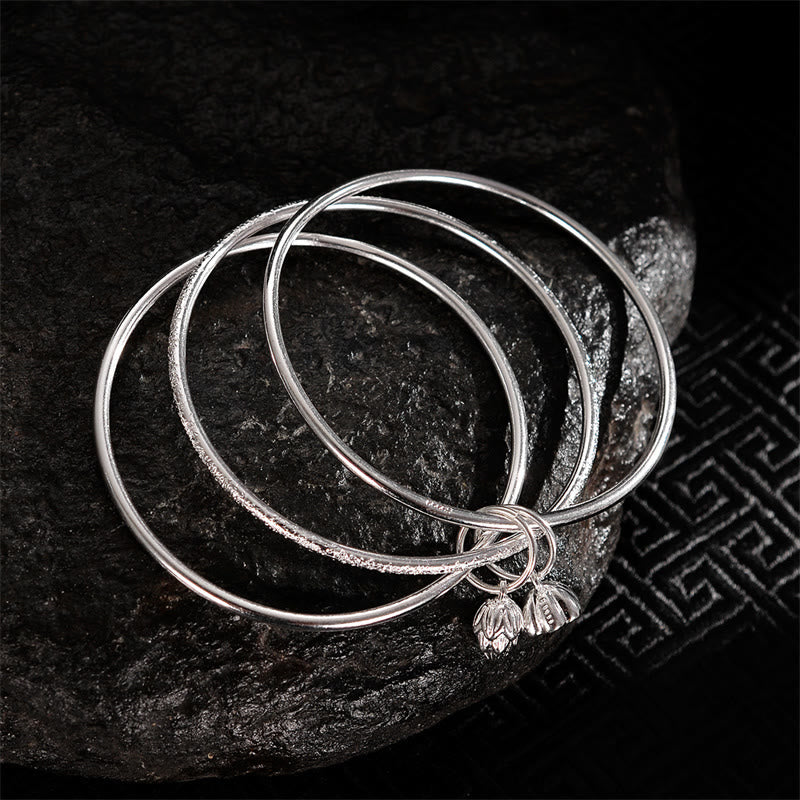 Buddha Stones Kwiat Lotosu Pod Biała Miedziana Bransoletka Nowy Początek