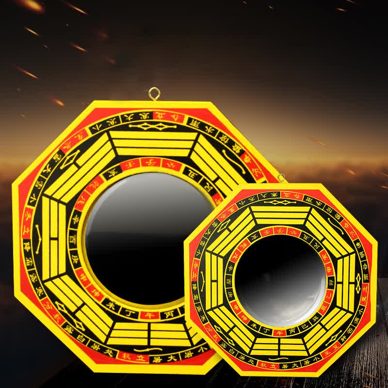 Feng Shui Bagua Mapa Równowagi Salonu Energia Mapa Lustra - image 0