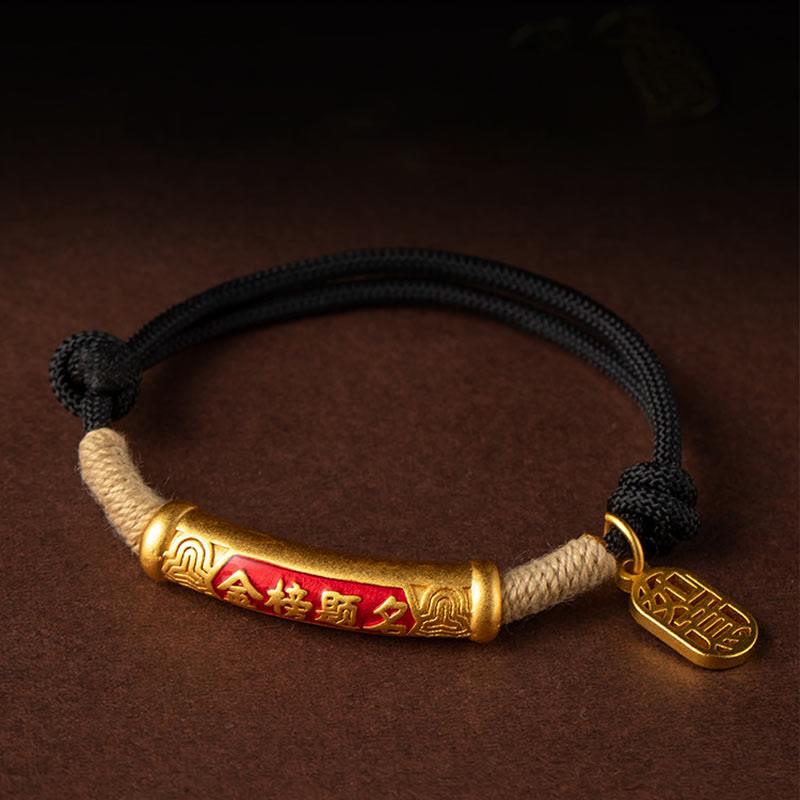 Buddha Stones 999 Srebro Sterlingowe Tybet Ręcznie Robione Om Mani Padme Hum Fu Charakter TopRank Charakter Szczęście Bransoletka Pleciona