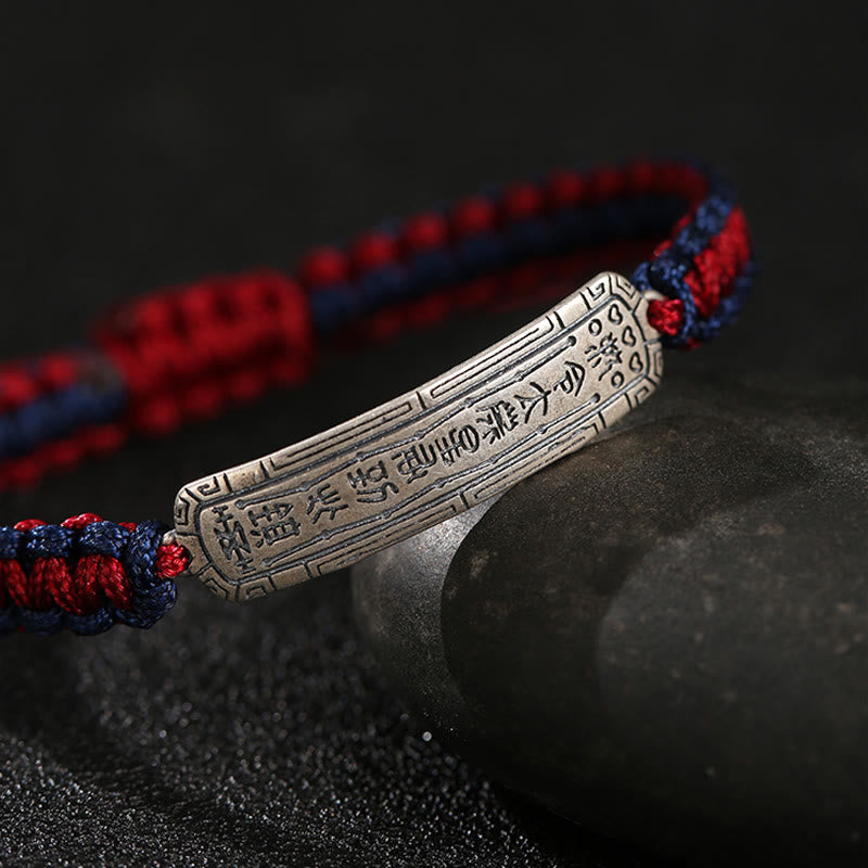 Bransoletka ochronna Buddha Stones 925 ze srebra próby 925 z amuletem pokoju