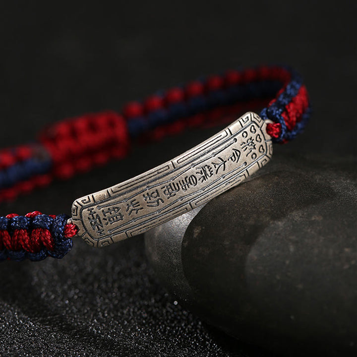 Bransoletka ochronna Buddha Stones 925 ze srebra próby 925 z amuletem pokoju