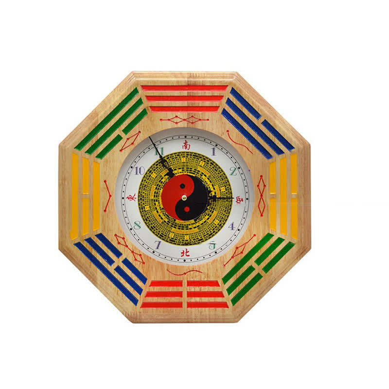 Feng Shui Bagua Mapa Równowagi Energii Mapa Ścienna Zegar - image 15