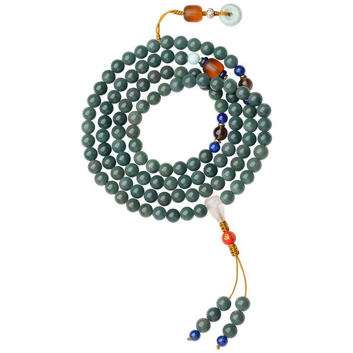 Buddha Stones 108 Koralików Bodhi Seed Blessing Medytacyjna Bransoletka Mala