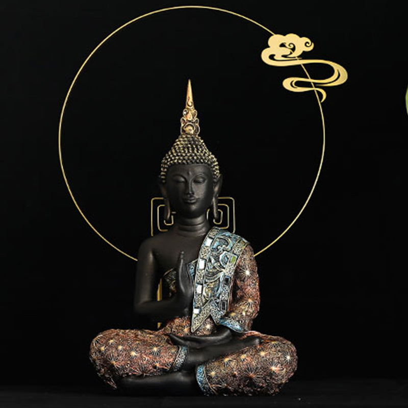 Buddha Stones Budda tybetański dekoracja FengShui - image 3