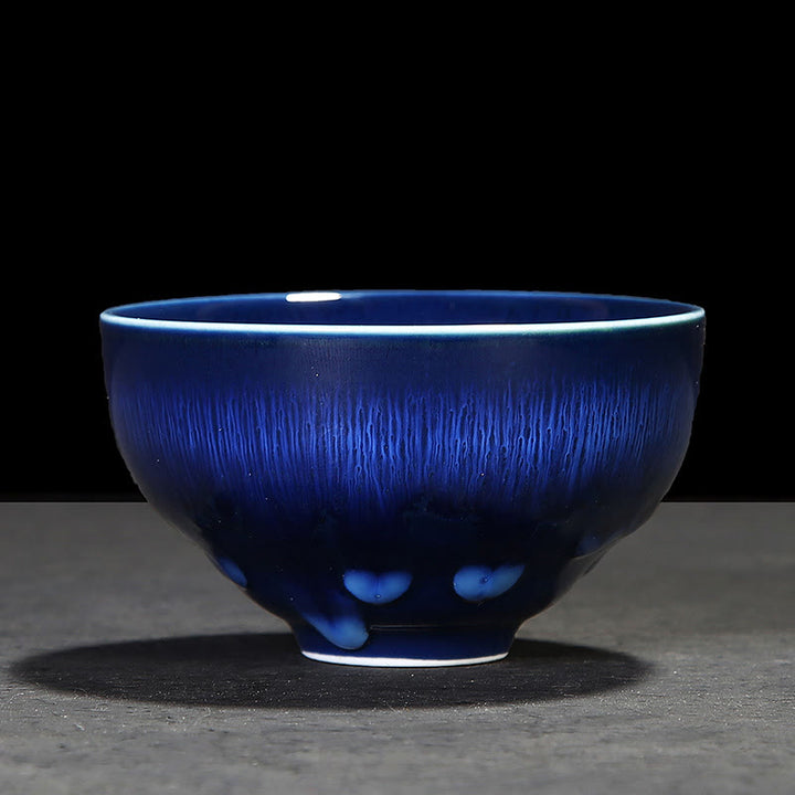 Buddha Stones Chińskie Jianzhan Glaze Kiln Change Ceramic Tea Cup Tenmoku Kung Fu Tea Cup