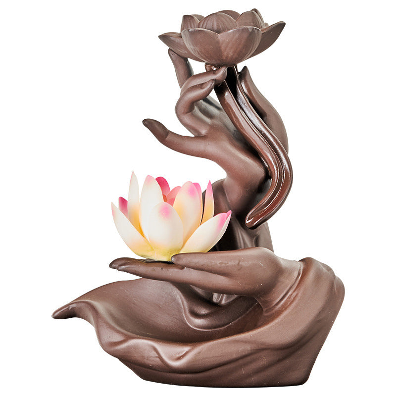 Kadzielnica lecznicza Buddha Stones Lotus Bergamot