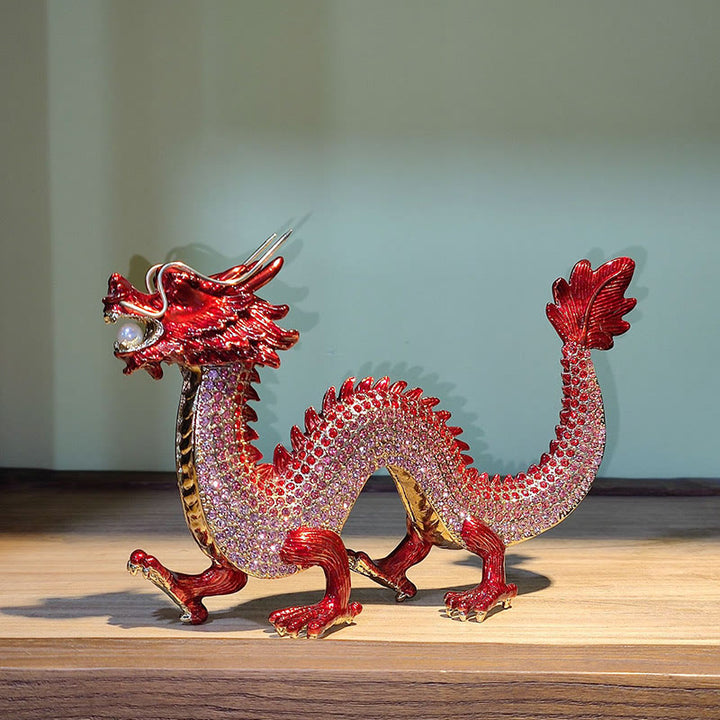 Buddha Stones Ręcznie Robione Feng Shui Smok Szczęście Sukces Dekoracja Domu