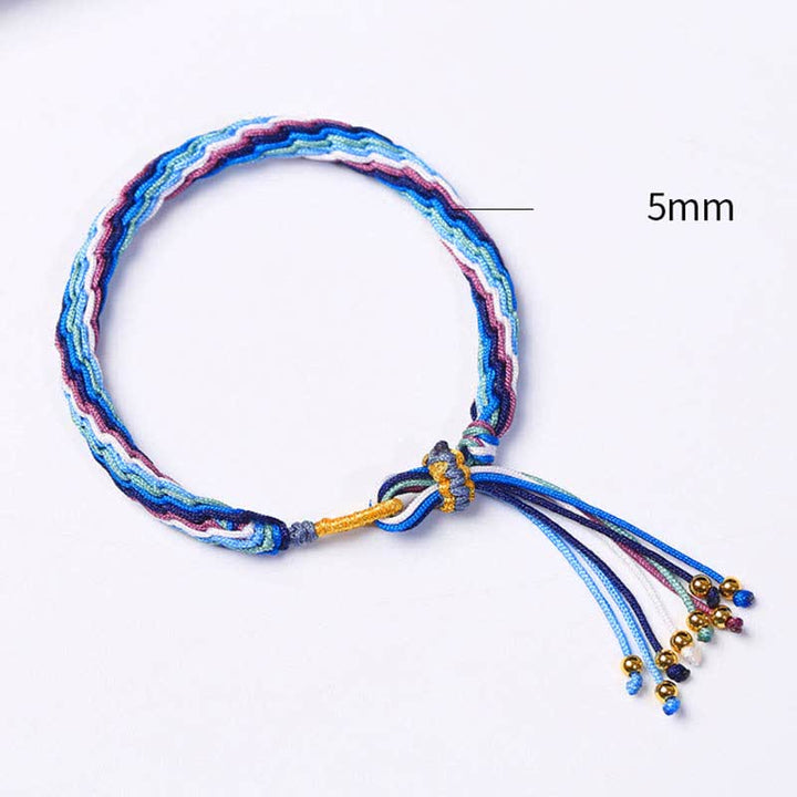Bransoletka ochronna ze sznurka Reincarnation Knot Luck String