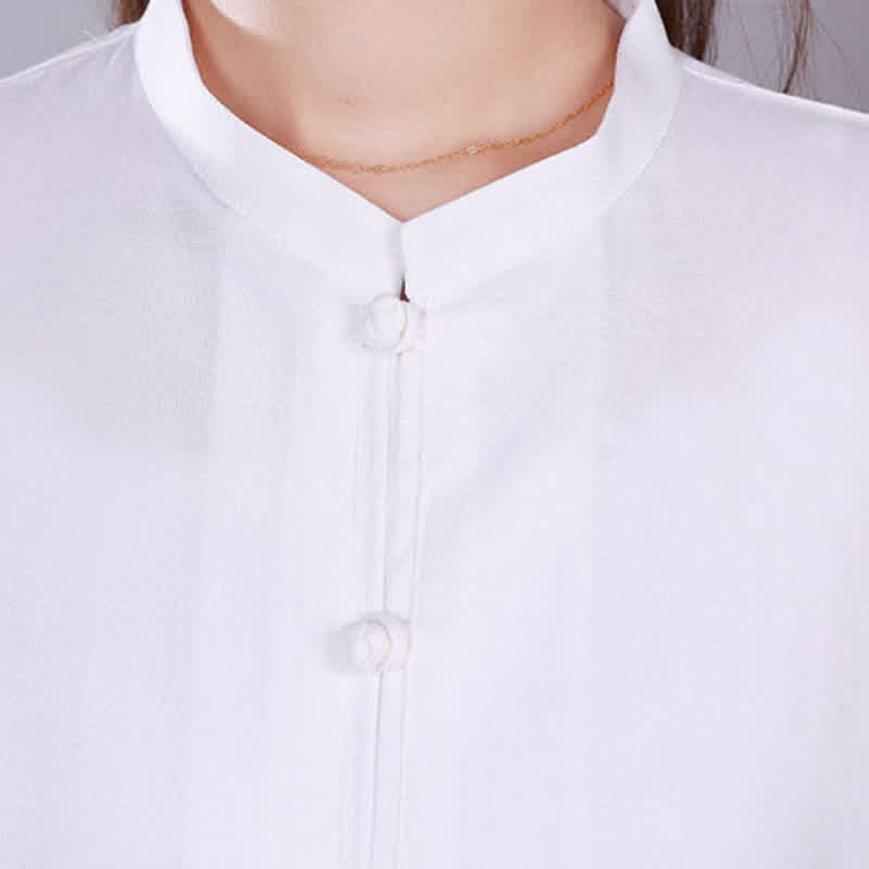 Buddha Stones Tai Chi Qigong Medytacja Modlitwa Duchowa Praktyka Zen Unisex Bawełniany Lniany Zestaw Ubrań - image 4