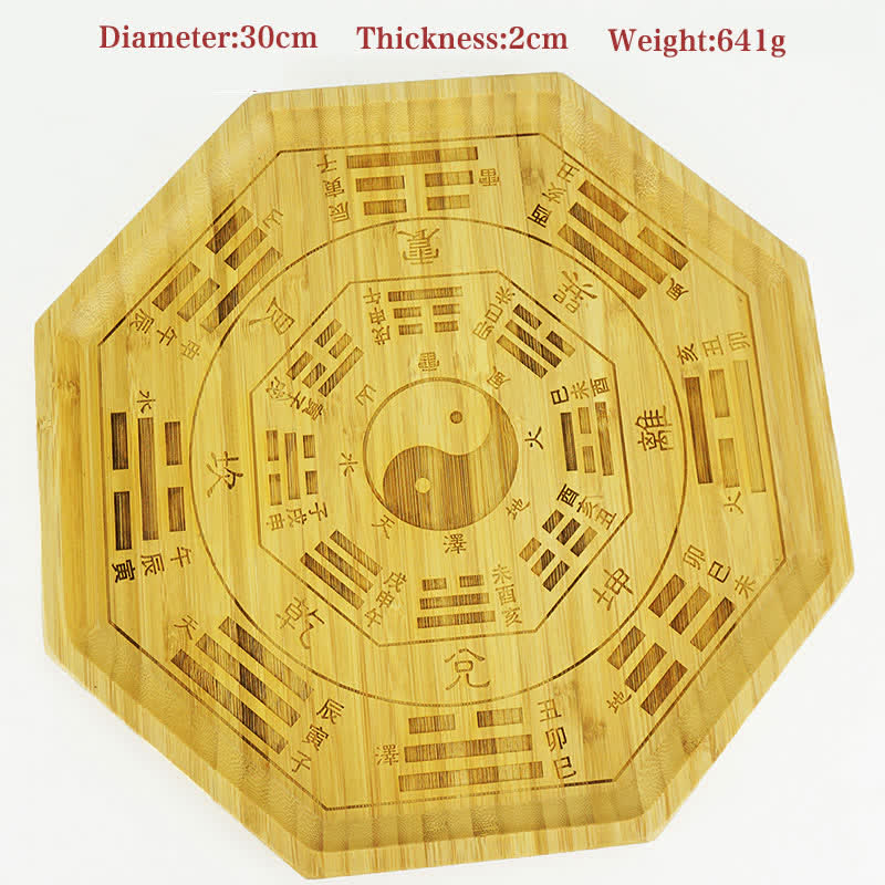 Mapa Feng Shui Bamboo Bagua Mapa Harmonii Energii - Mapa Bagua 30 cm - image 38