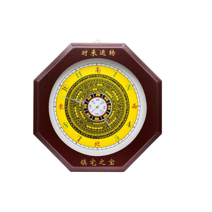 Feng Shui Bagua Mapa Równowagi Energii Mapa Ścienna Zegar - image 6